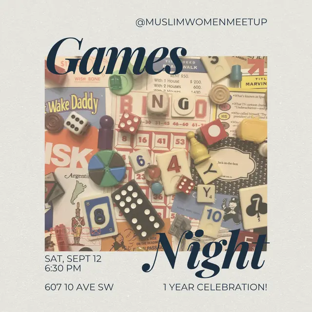 Games Night: 1 Year Celebtration!