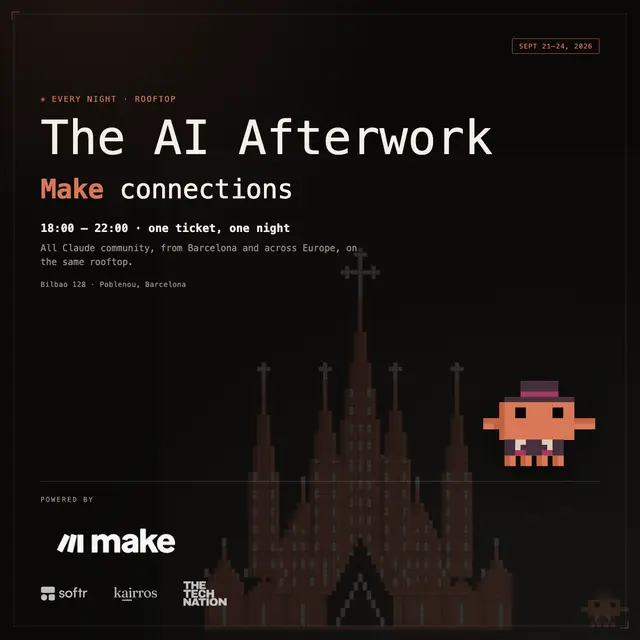 The AI Afterwork - Make connections · All 4 Nights pass