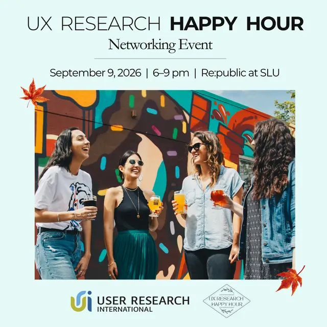 Seattle UX Research Happy Hour Networking Event