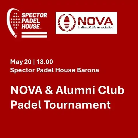 🎾 NOVA & Alumni Club | Padel Cup 2026