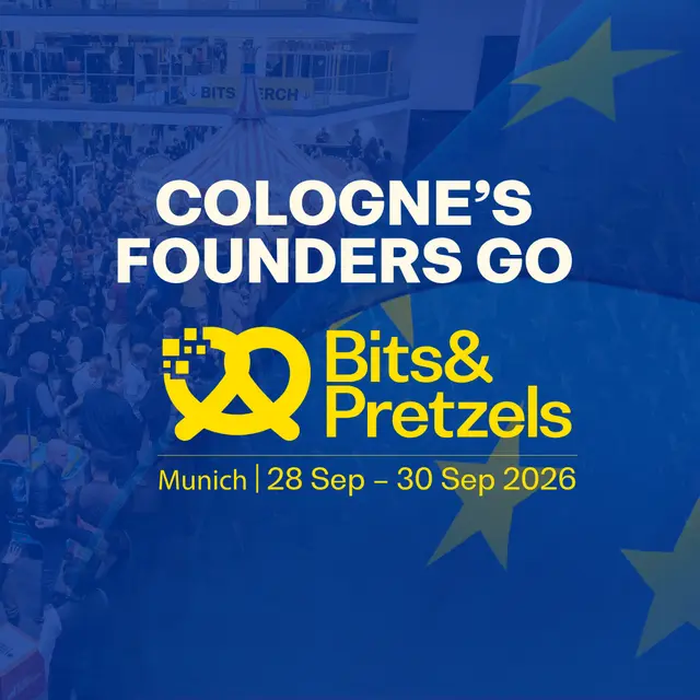 Cologne's founders go Bits & Pretzels 2026