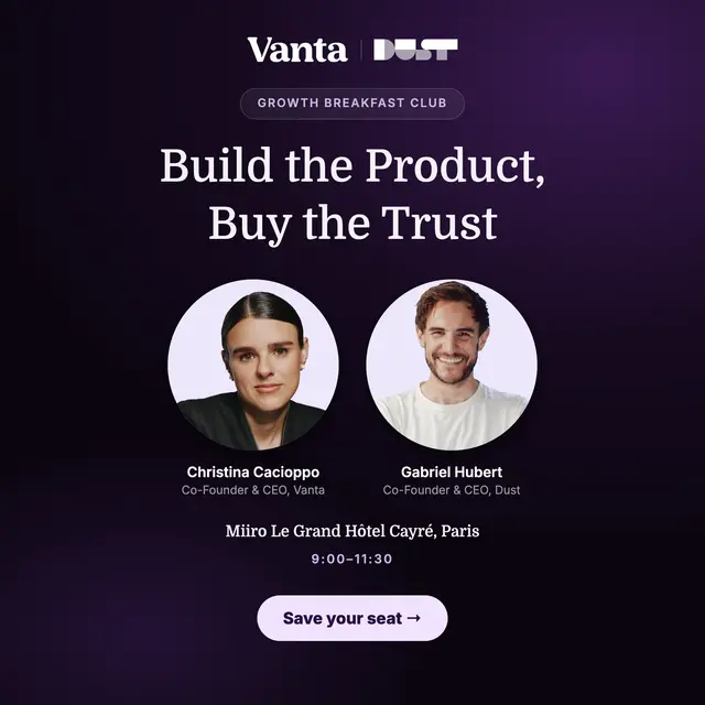 Growth Breakfast Club: Build the Product, Buy the Trust
