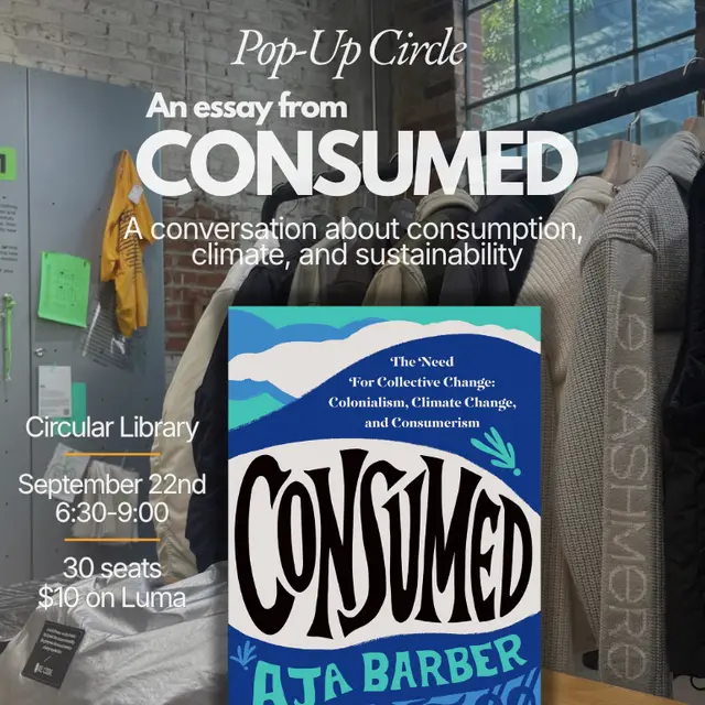 Pop-Up Circle VBC x Circular Library: A Passage From “Consumed”