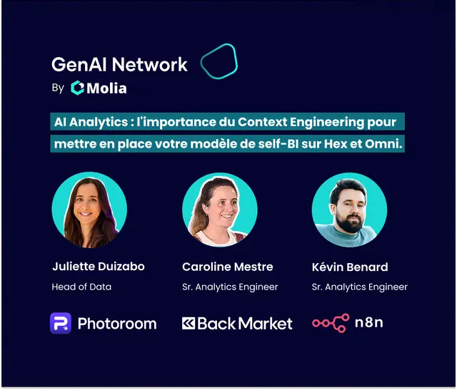 Meetup GAIN #15 | AI Analytics : l'importance du Context Engineering pour mettre en place votre modèle de self-BI sur Hex et Omni