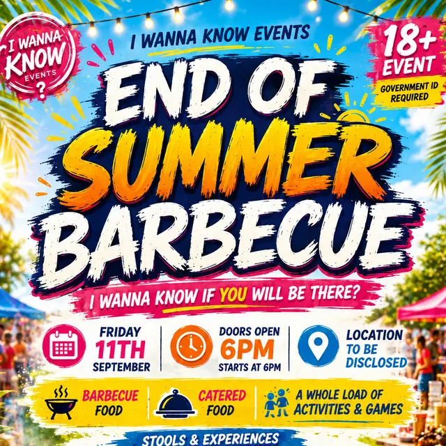 I WANNA KNOW EVENTS BBQ