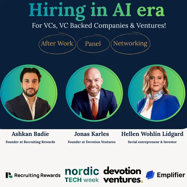 Hiring in AI era (For VCs, VC backed companies & Ventures)