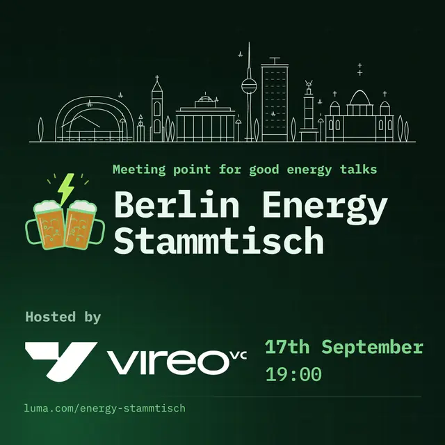 Berlin Energy Stammtisch @Vireo Ventures