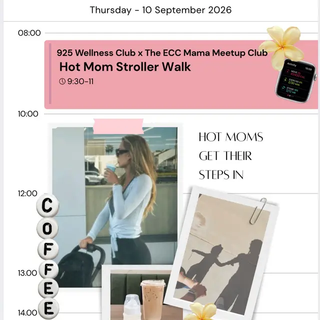 The ECC Mama Meetup Club x 925 Wellness Club | Hot Mom Stroller Walk
