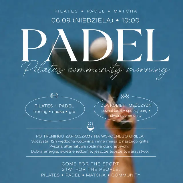 PADEL Pilates Community Morning