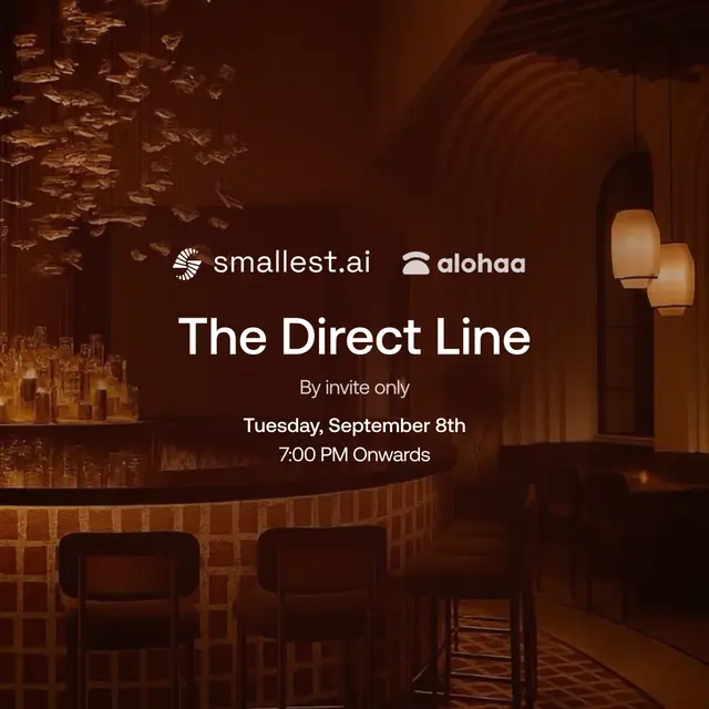 The Direct Line by Smallest.ai & Alohaa.ai