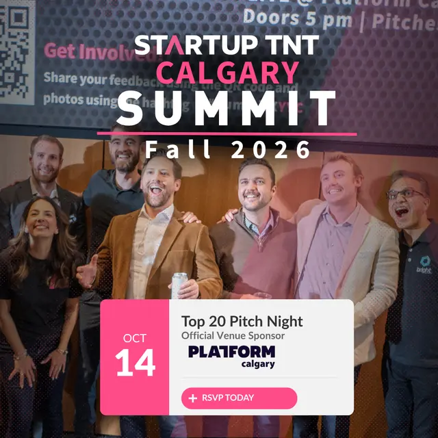 Startup TNT Calgary - Top 20 Pitch Night