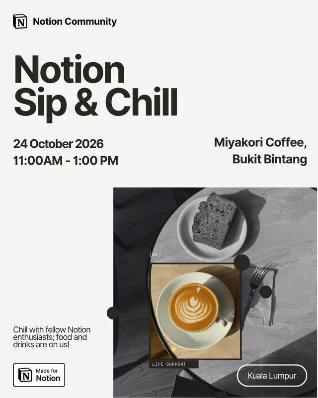 Notion Sip & Chill
