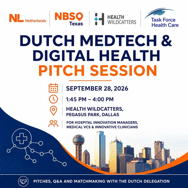 Dutch Medtech & Digital Health Pitch Session