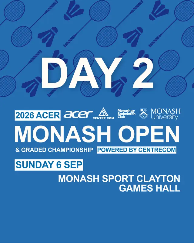 2026 ACER Monash Open Activation Hall Day 2
