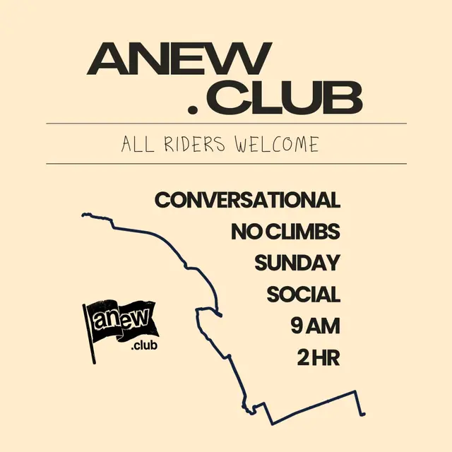 Sunday Social Bike Ride | ~2hr | Beginner Friendly