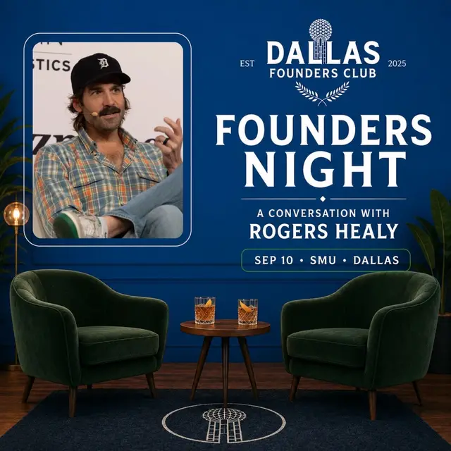 Founders Night at SMU: A Conversation with Rogers Healy
