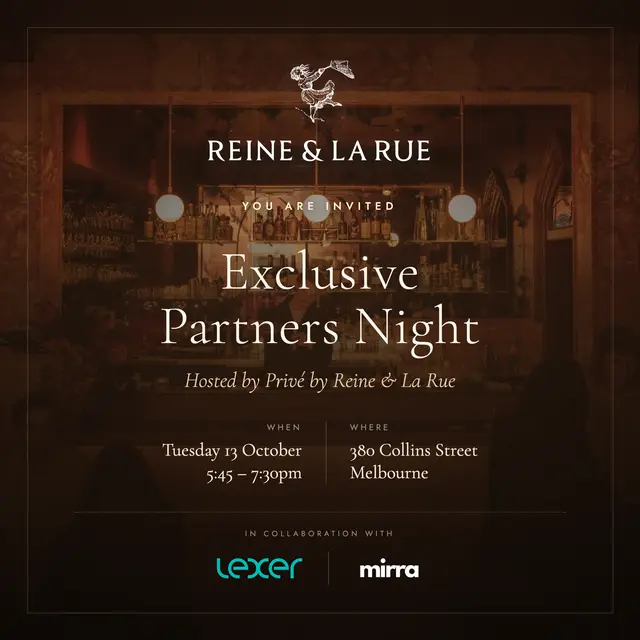 Exclusive Partners Night at Reine & La Rue