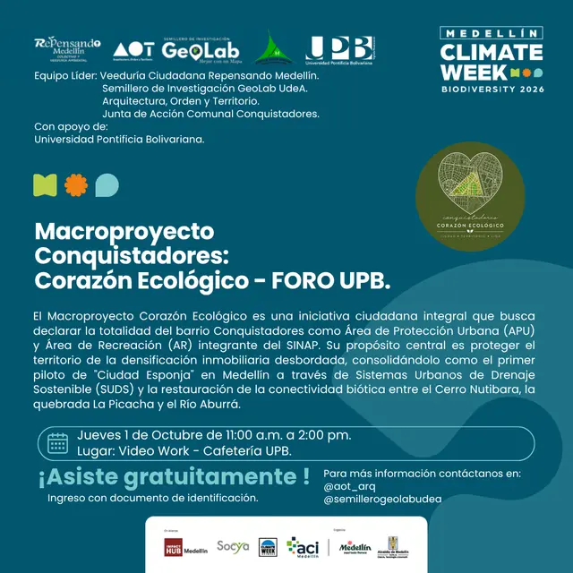 Macroproyecto, Conquistadores Corazón Ecológico