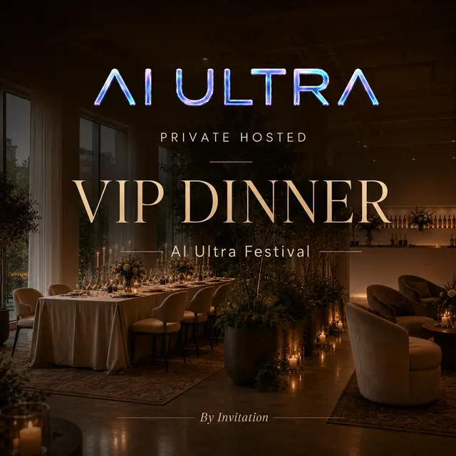 Private VIP Dinner: "AI East VS West"