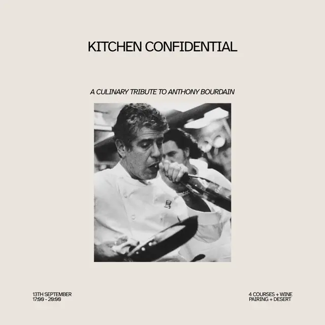 Warsaw Supper Club: Kitchen Confidential, A Culinary Tribute To Anthony Bourdain
