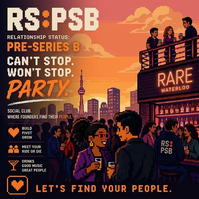 Relationship Status: Pre-Series B. Can’t Stop. Won’t Stop. Party.