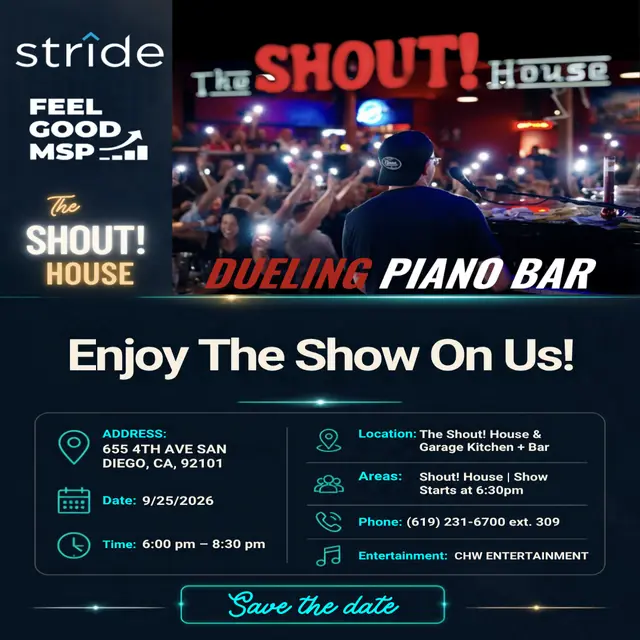 Stride and Feel Good MSP at The Shout! House