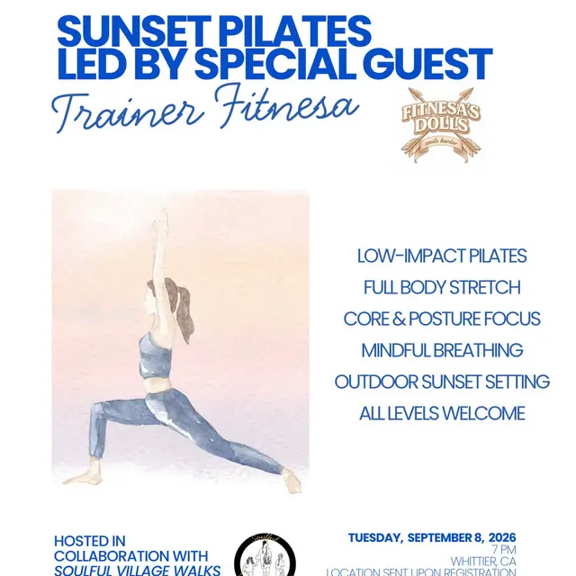 Sunset Pilates w/ Trainer Fitnesa
