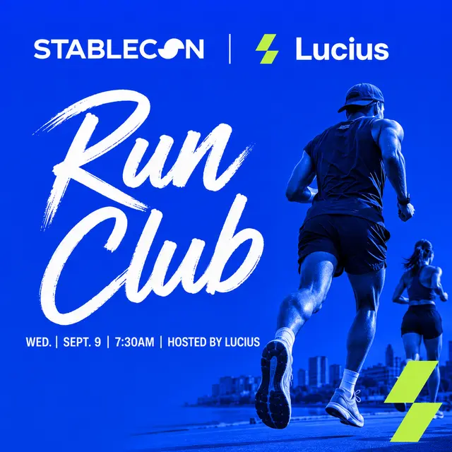 Stablecon Run Club hosted by Lucius