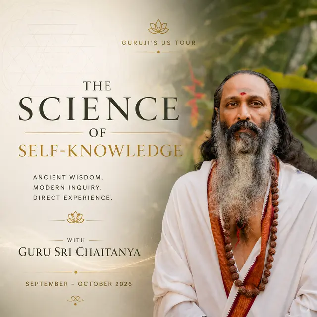 The Science of Self-Knowledge with Guru Sri Chaitanya | Sterling, Virginia