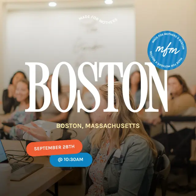 Made For Mothers Boston Chapter Meetup: Launch Party