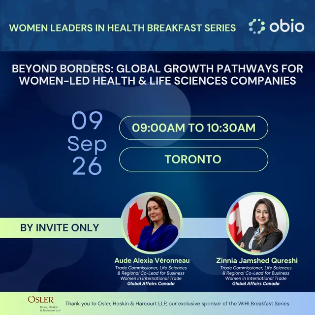 OBIO Women Leaders in Health Breakfast Series