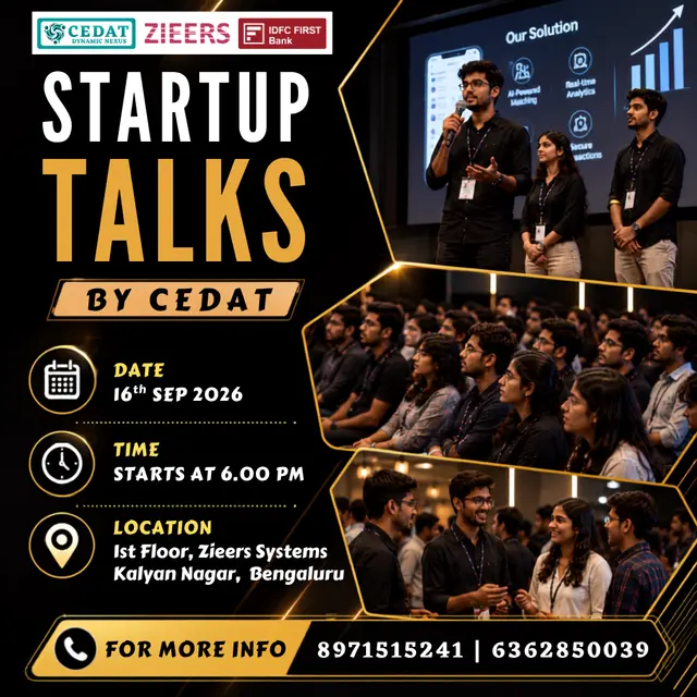 Startup Talks by CEDAT