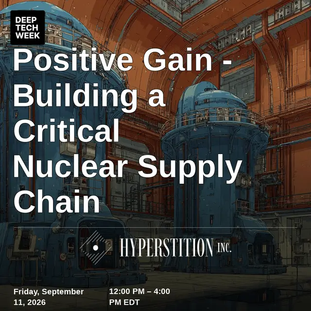 Positive Gain - Building a Critical Nuclear Supply Chain