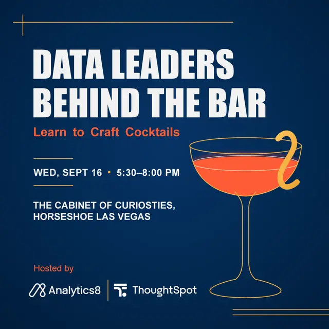 Data Leaders Behind the Bar: Learn to Create Cocktails [dbt Summit]