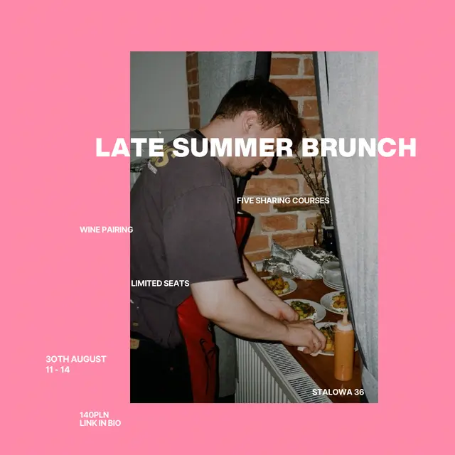 Warsaw Supper Club: Late Summer Brunch