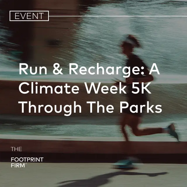 Run & Recharge: A Climate Week 5K Through the Parks