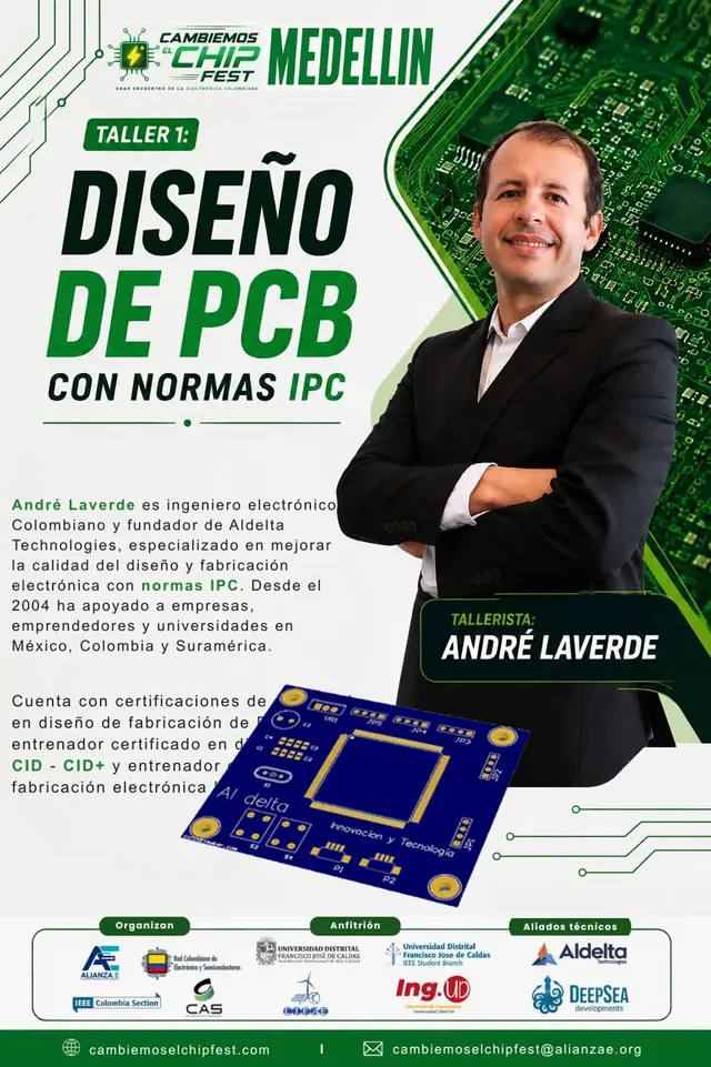 Taller diseño de PCB con normas IPC orientado a DFM
