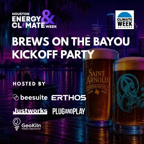 Houston Energy & Climate Week Kickoff Party: Brews on the Bayou