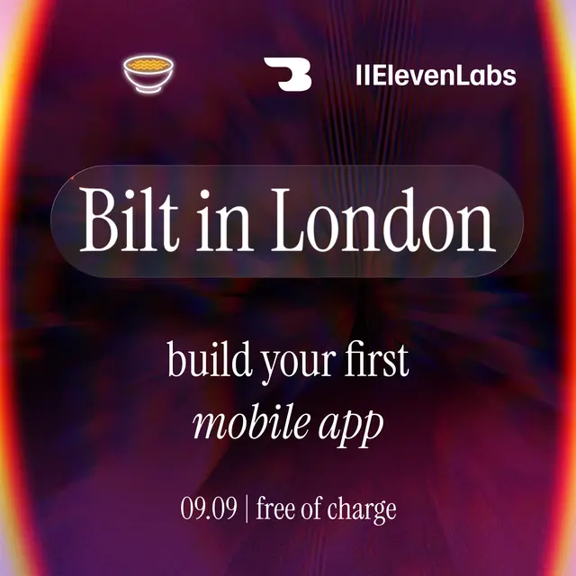 Build Night by Bilt.me - Vibe Coding for Mobile Apps