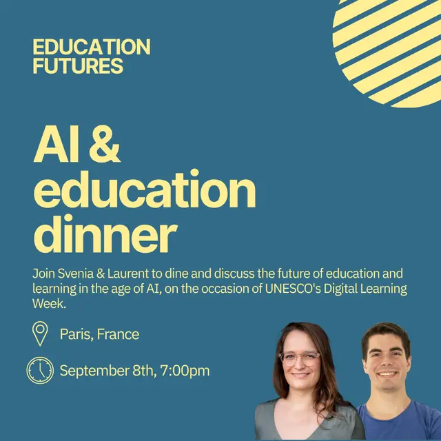 AI & education dinner