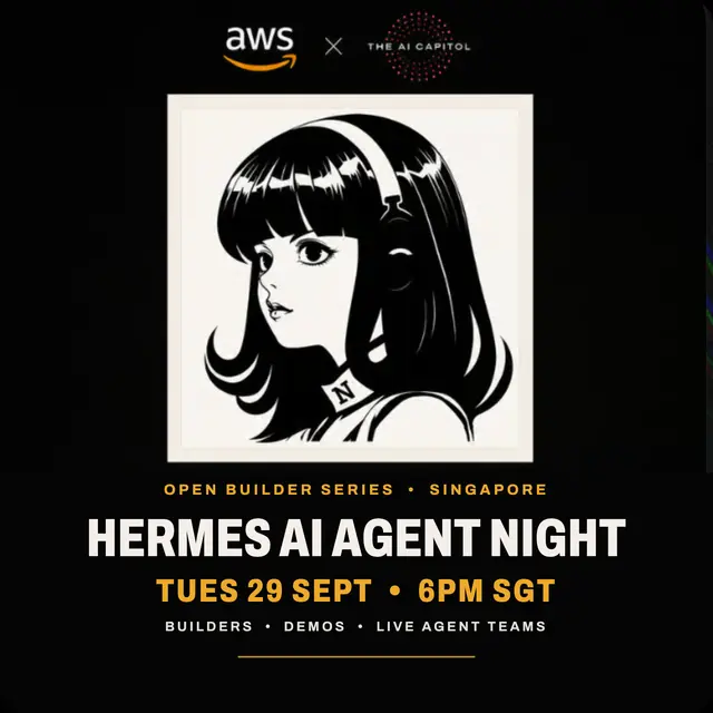 Hermes AI Agent Night - The AI Capitol & Amazon Web Services