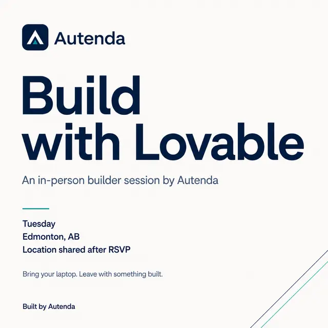 Build with Lovable by Autenda