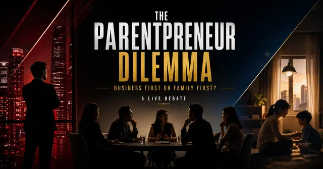 Family or Business? Parentprenuer Dillemma : A LIVE Debate