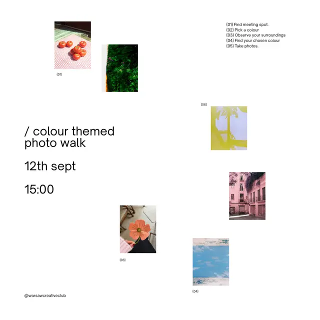 Warsaw Creative Club: Colour Themed Photo Walk