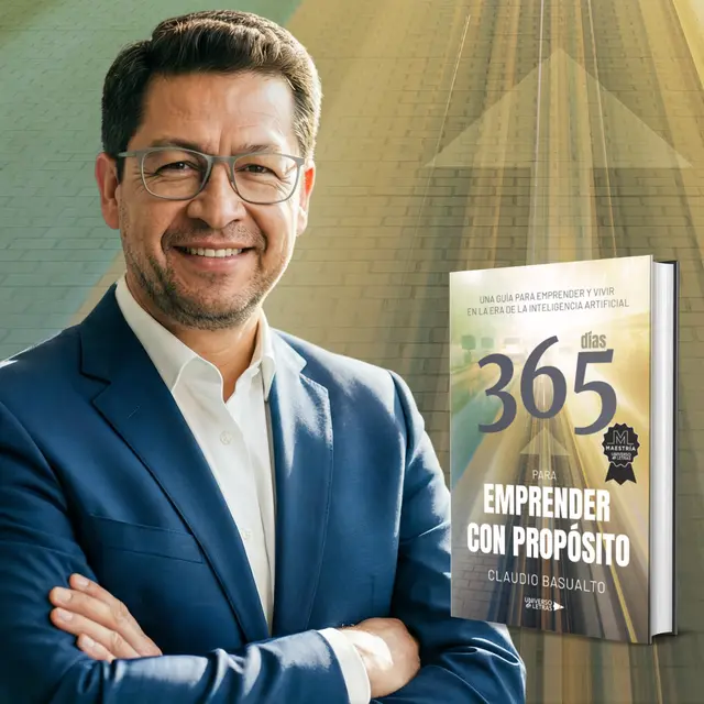 '365 días para emprender con propósito' de Claudio Basualto - presentación de libro