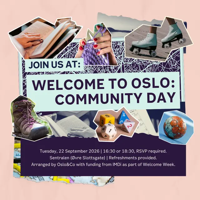 Welcome to Oslo: Community Day