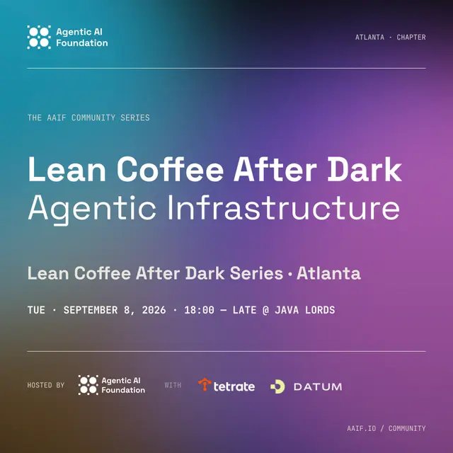 Lean Coffee After Dark: Agentic Infrastructure