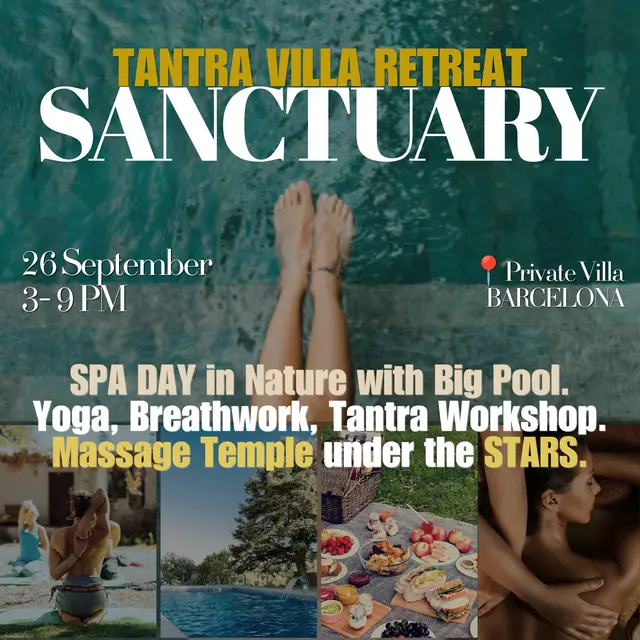 SANCTUARY | Tantra & Spa Day Retreat | POOL. WORKSHOPS. MASSAGE. NATURE. FRIENDS. HEALING.