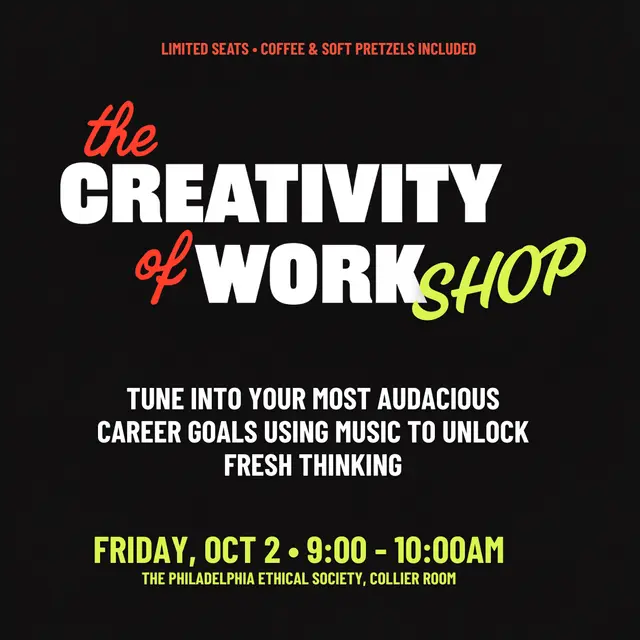 The Creativity of Work*shop*: Create Your 2027 Career Vision