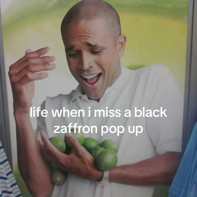 a black zaffron cookout
